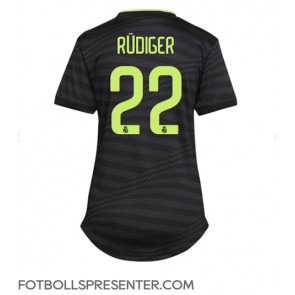 Real Madrid Antonio Rudiger #22 Tredje Matchtröja Dam 2022-23 Kortärmad